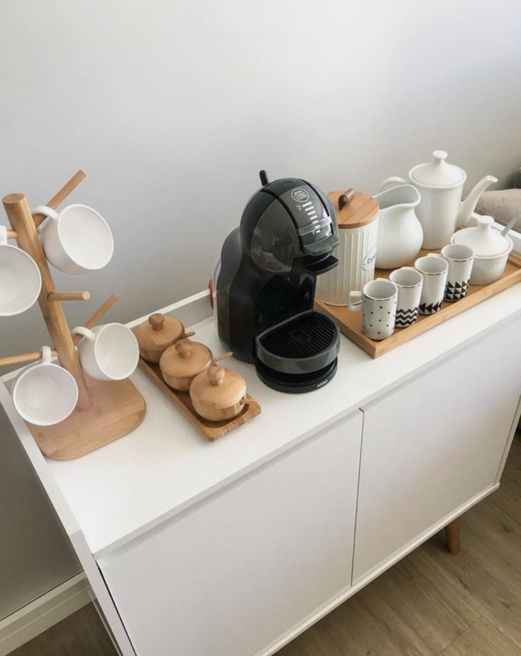 cantinho do cafe na sala de estar