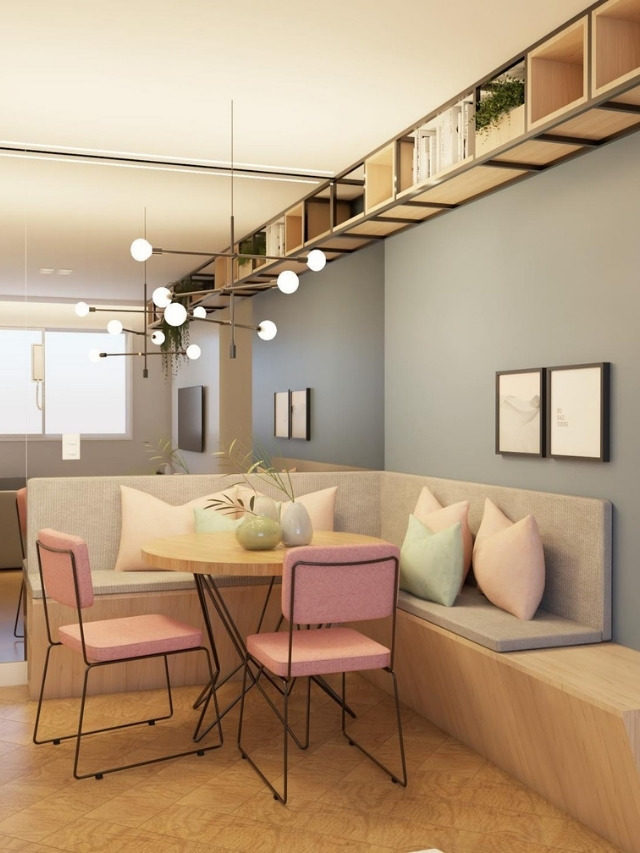 canto alemao na sala de jantar