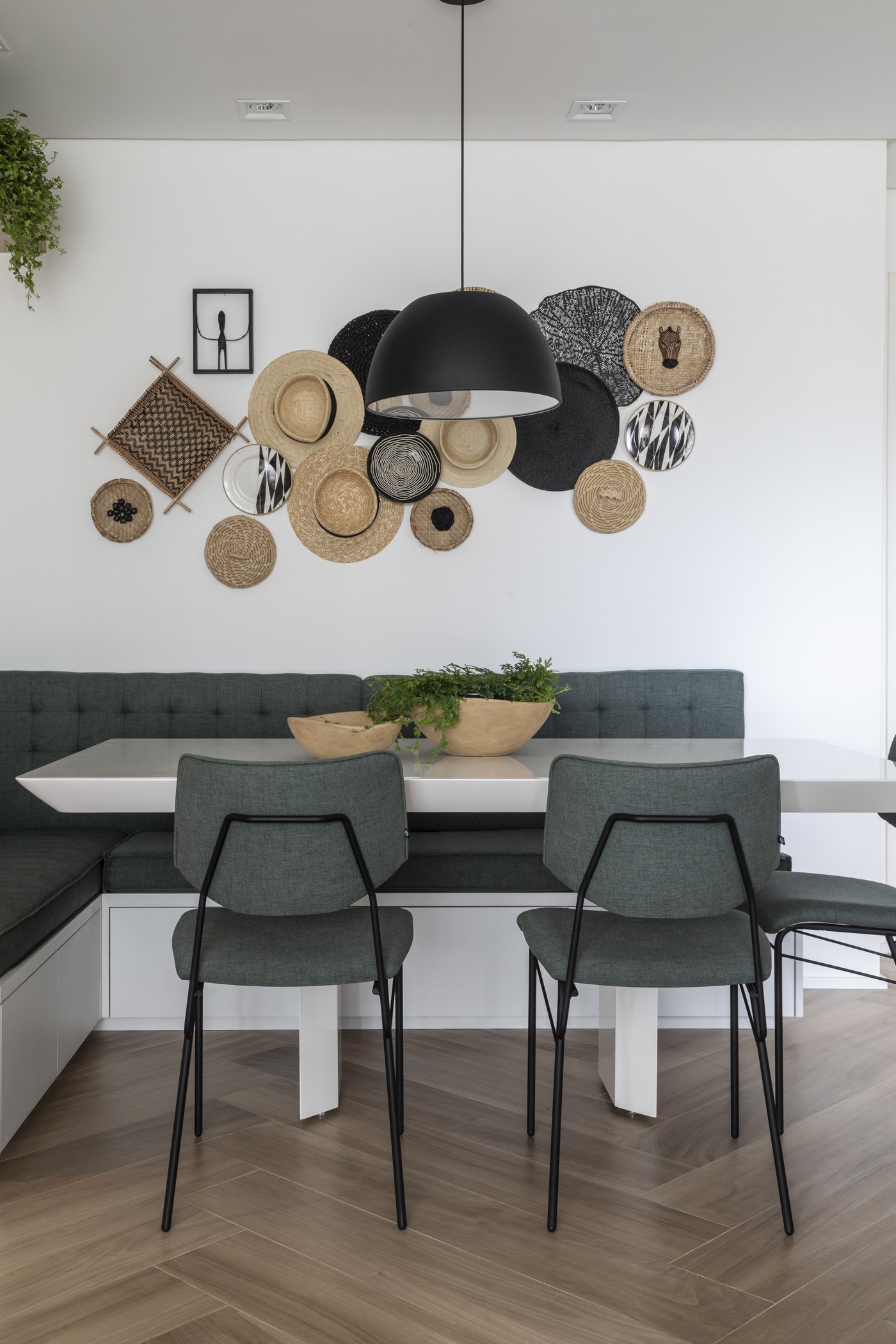 banco de canto para sala de jantar