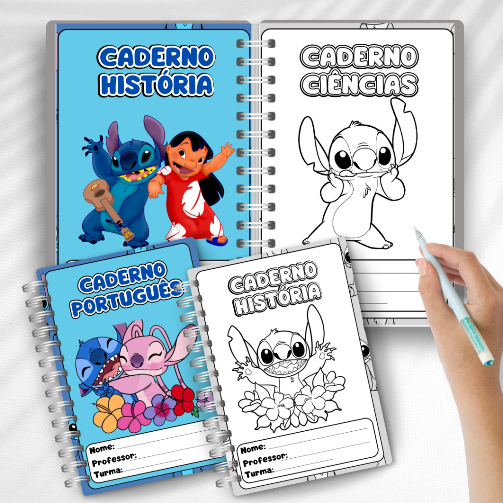 Guia Completo de Produtos Stitch para Papelaria
