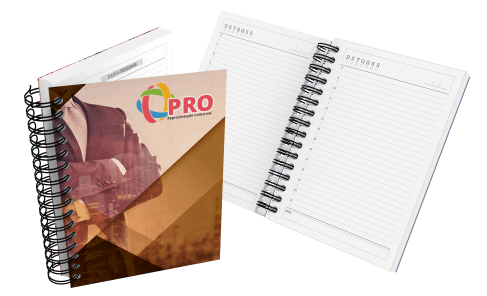 capa dura para agenda