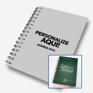 agendas com capa dura personalizada online