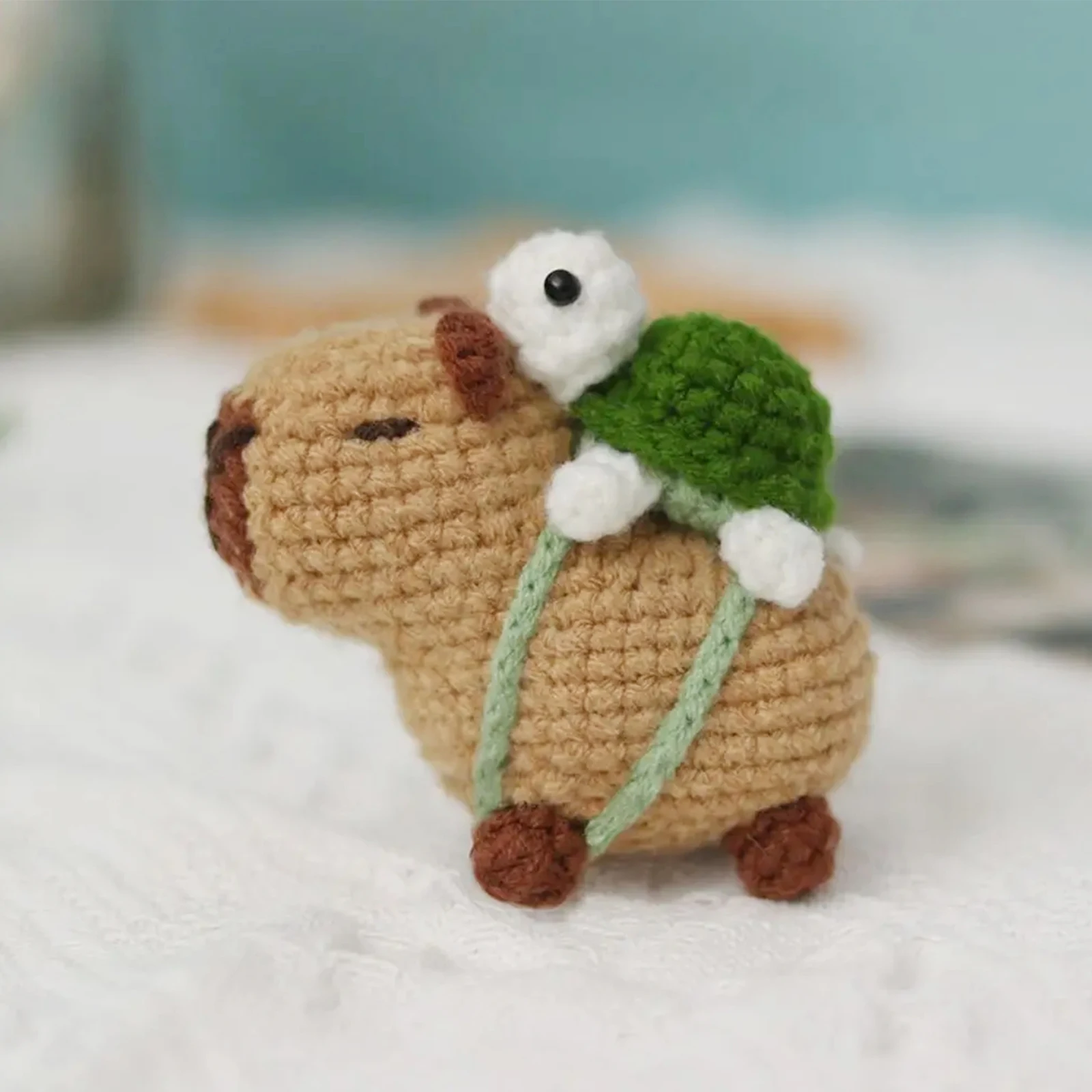 Passo a Passo: Como Fazer um Chaveiro de Mini Capivara em Crochê