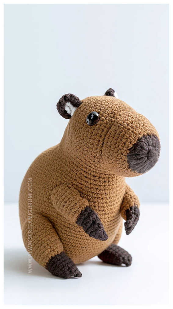 Capivara Amigurumi: Da Tendência à Peça de Decoração