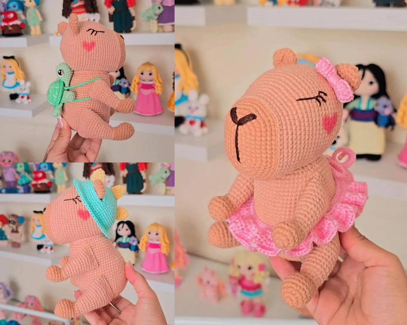 Passo a Passo: Como Fazer um Chaveiro de Mini Capivara em Crochê