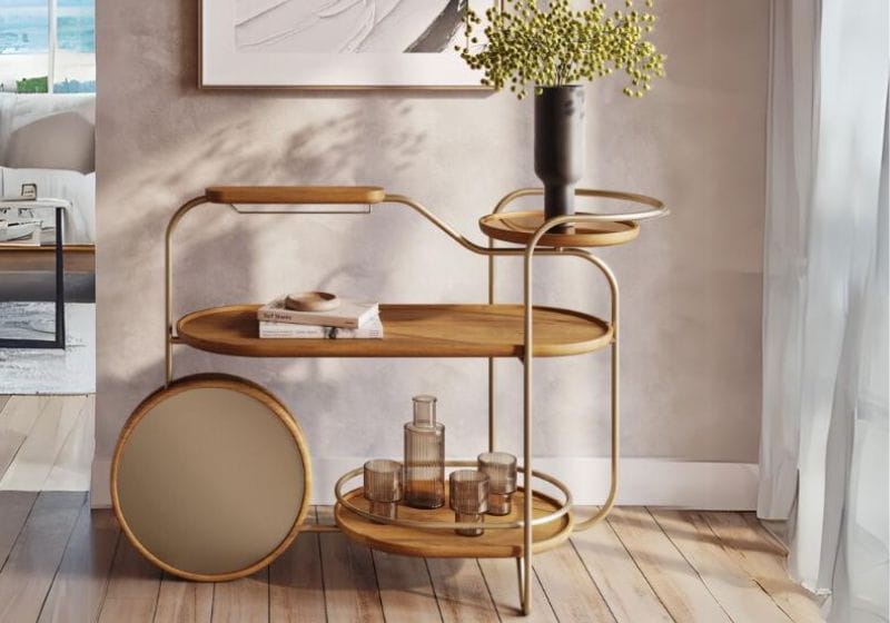 Como Escolher o Carrinho Bar Tok&Stok Ideal para Sua Sala de Estar