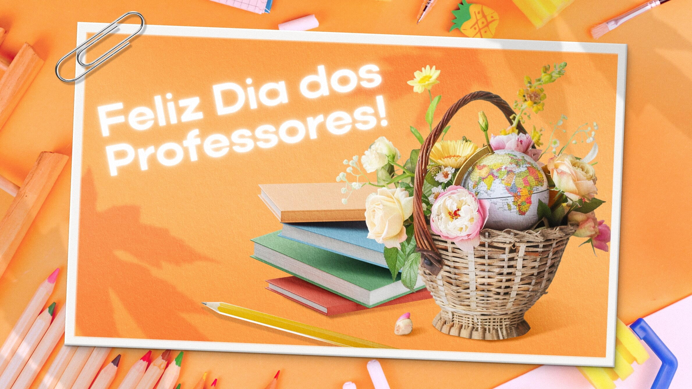 Como fazer um cartão de Dia dos Professores com materiais reciclados