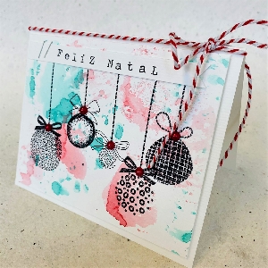 pintura em aquarela para cartões de aniversário