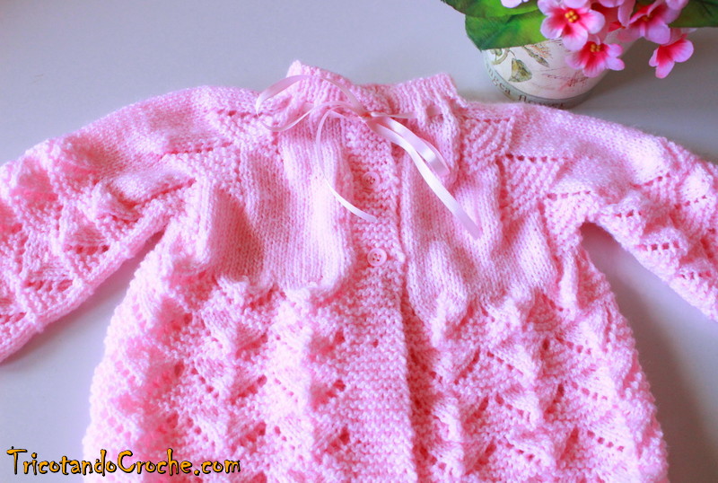 casaquinho de croche para bebe