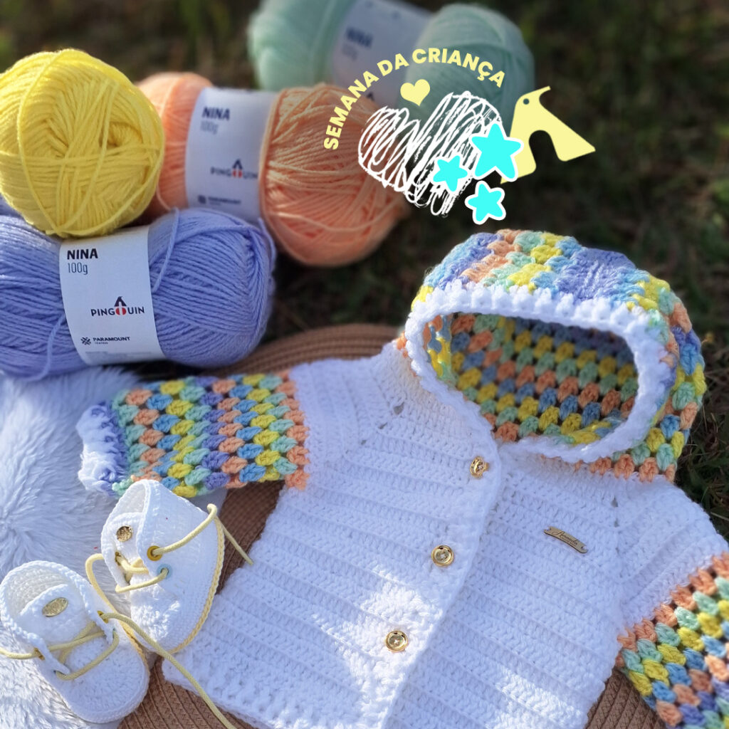 Passo a Passo: Casaquinho Hexágono de Crochê para Iniciantes