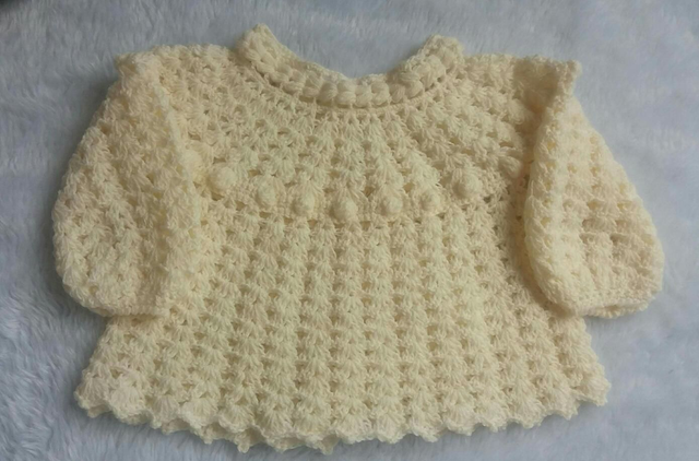 casaquinho de croche para bebe