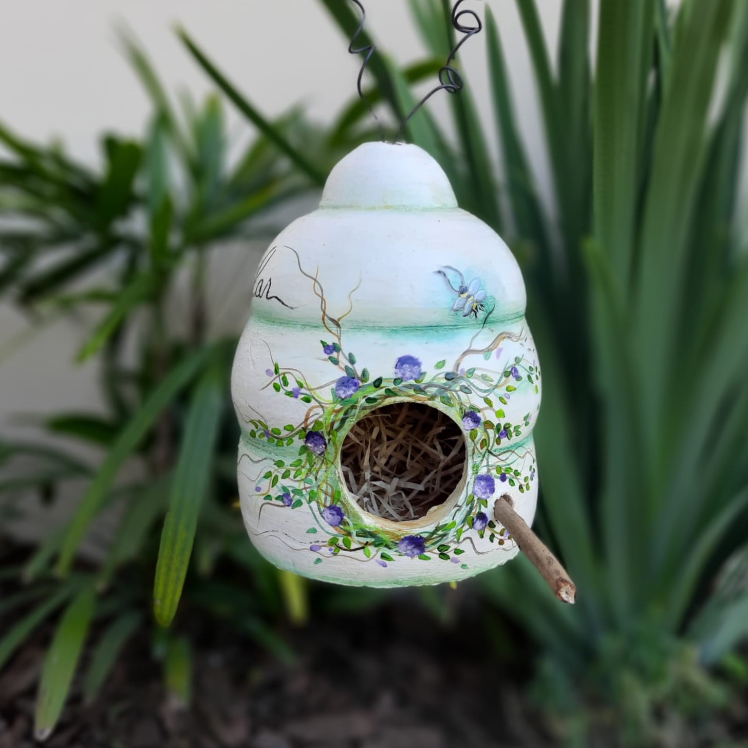 casinha de passarinho artesanal