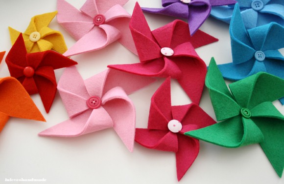 cata vento de papel que gira de verdade