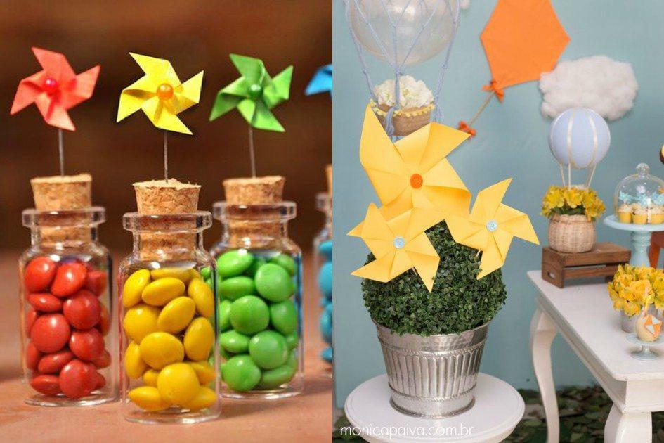 cata vento de papel que gira de verdade