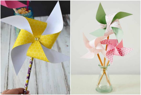 passo a passo catavento simples