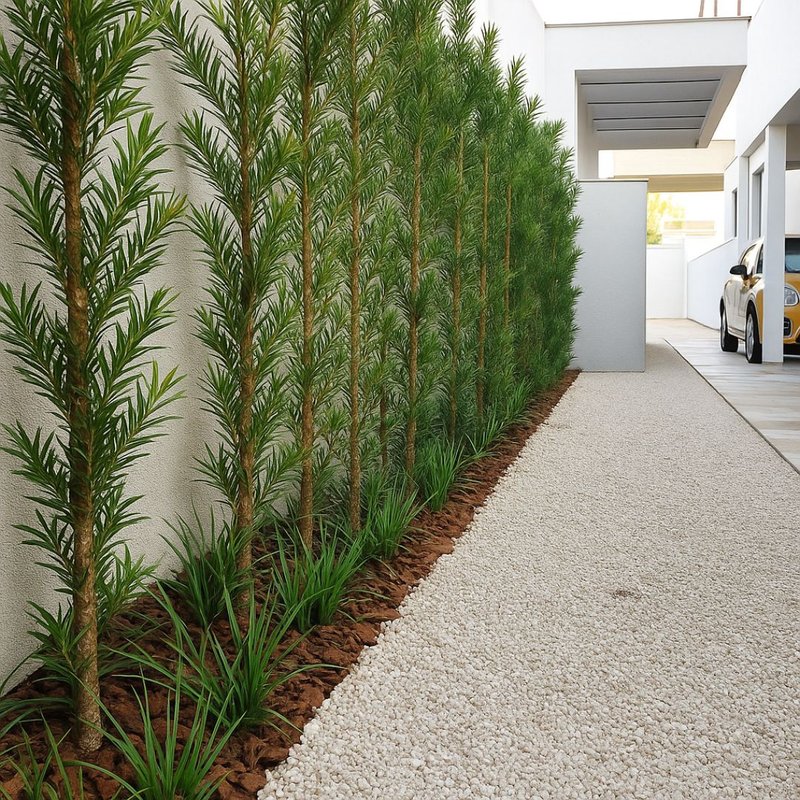 plantas para cerca viva com pouca manutenção