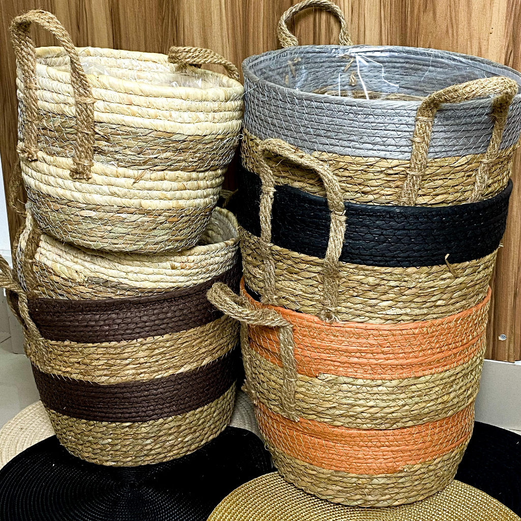 cesto de bambu vs cesto de vime