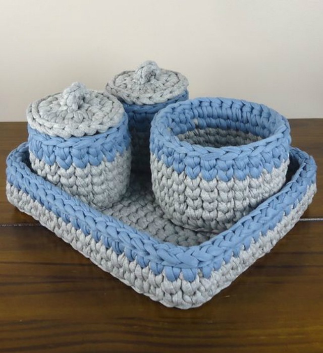 Kits de Higiene em Crochê: Modelos e Preços para o Quarto do Bebê