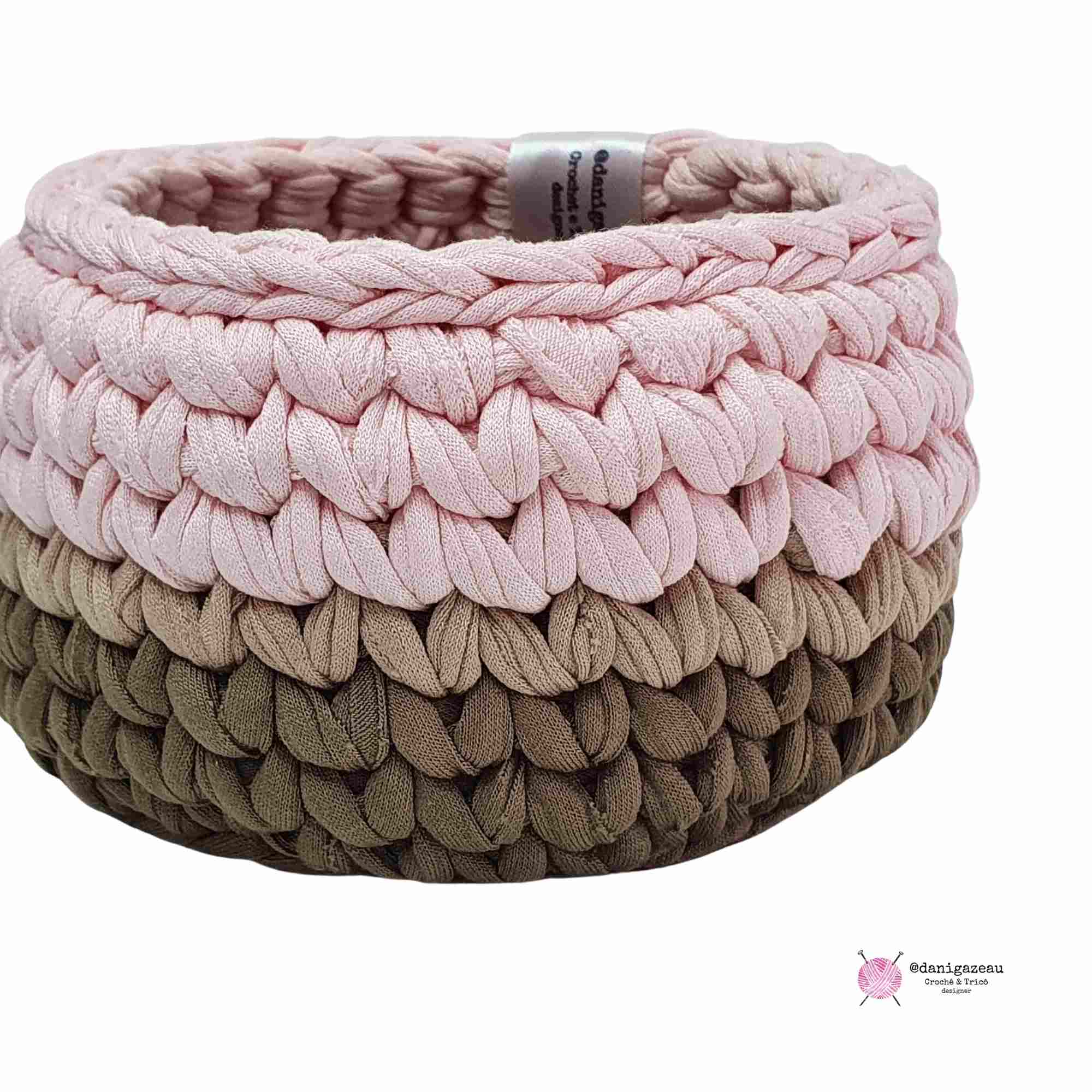 Passo a Passo: Cesto Organizador Retangular em Fio de Malha para Iniciantes