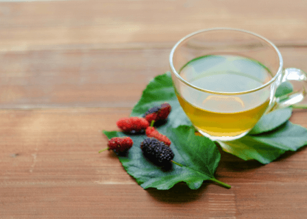 ch de folha de amora