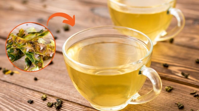 como fazer chá de casca de abacaxi