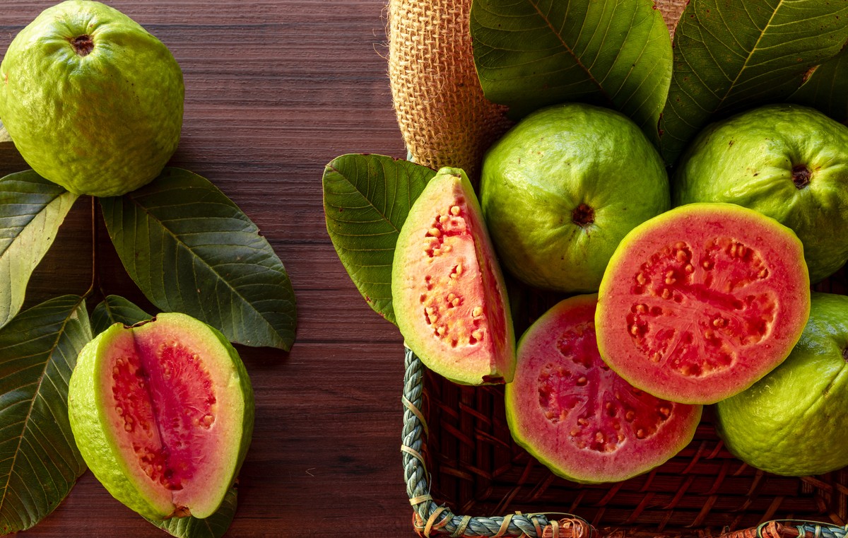 cha de folha de goiaba