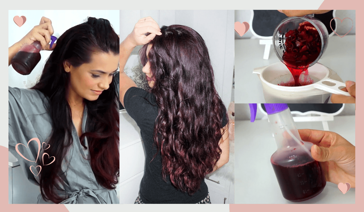 usar hibisco para fortalecer o cabelo