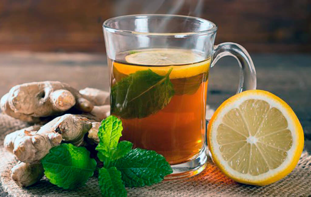 benefícios do chá de hortelã para digestão