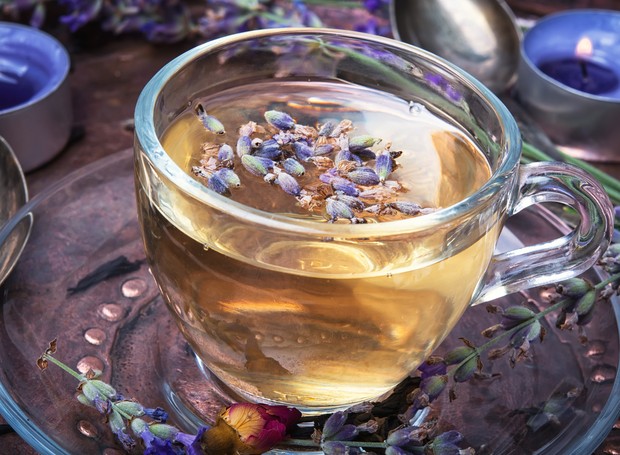 chá de lavanda