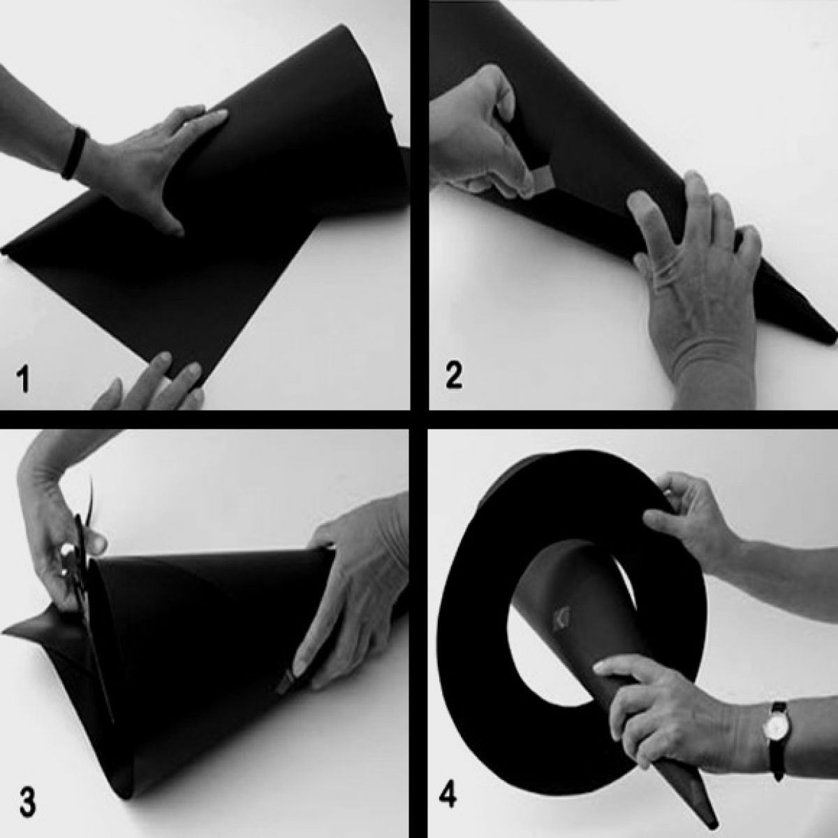 Comparativo: Chapéu de Bruxa de Cartolina vs. EVA