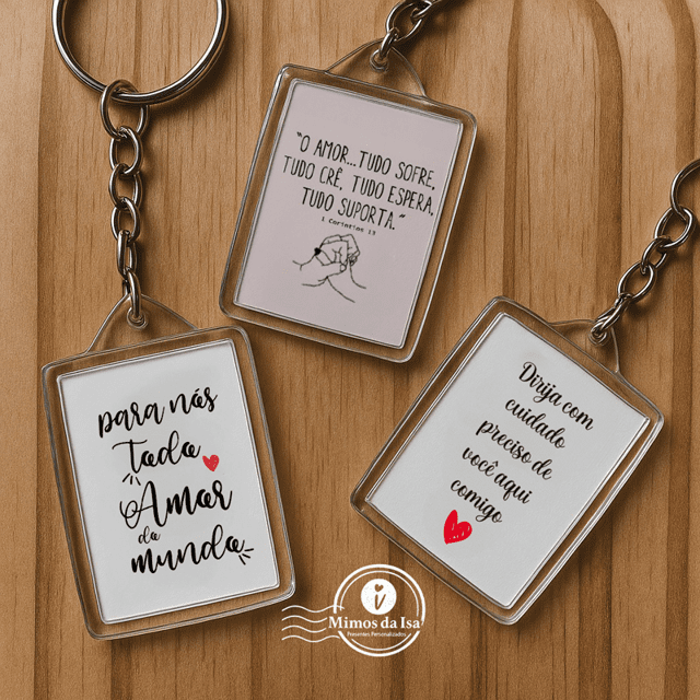 Chaveiro de Acrílico Personalizado: Ideias Criativas para Brindes