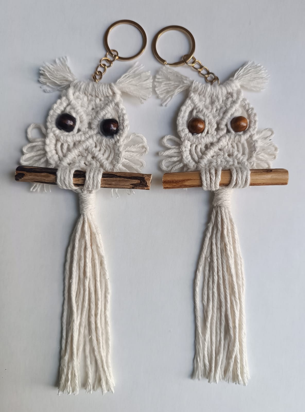 chaveiro de macramê