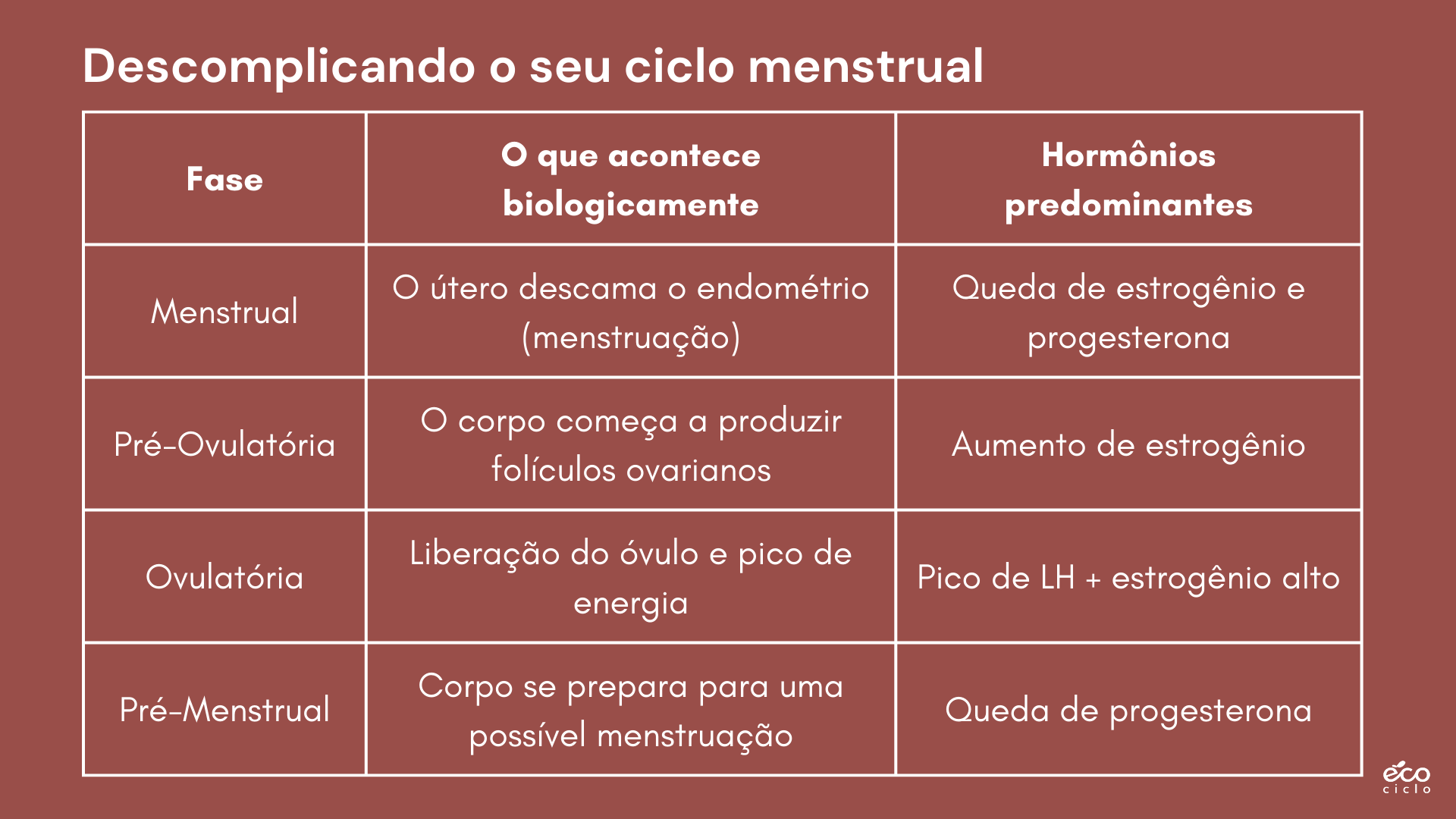 impacto do ciclo menstrual na produtividade