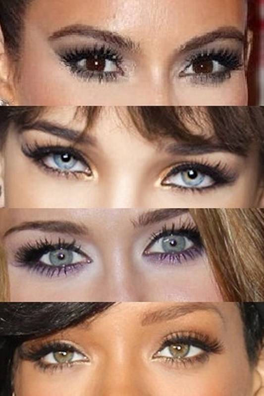 cobre para olhos verdes