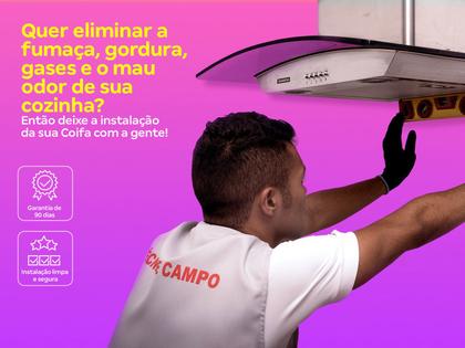 passo a passo instalação coifa inox