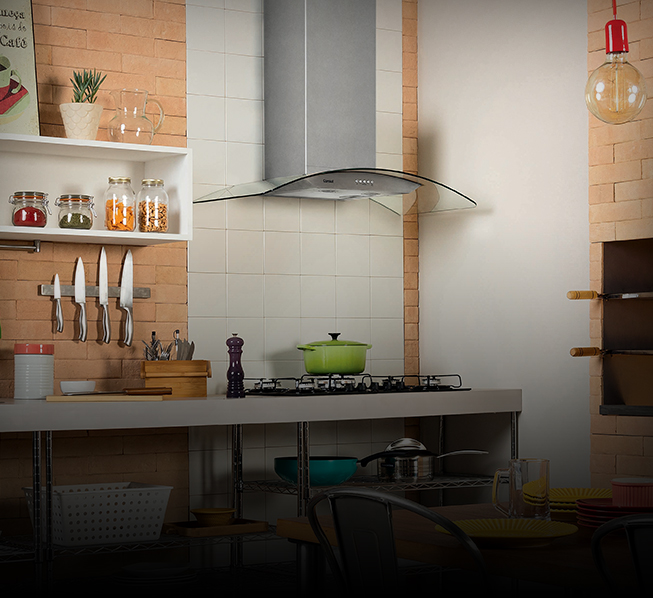 altura correta para instalar coifa de parede