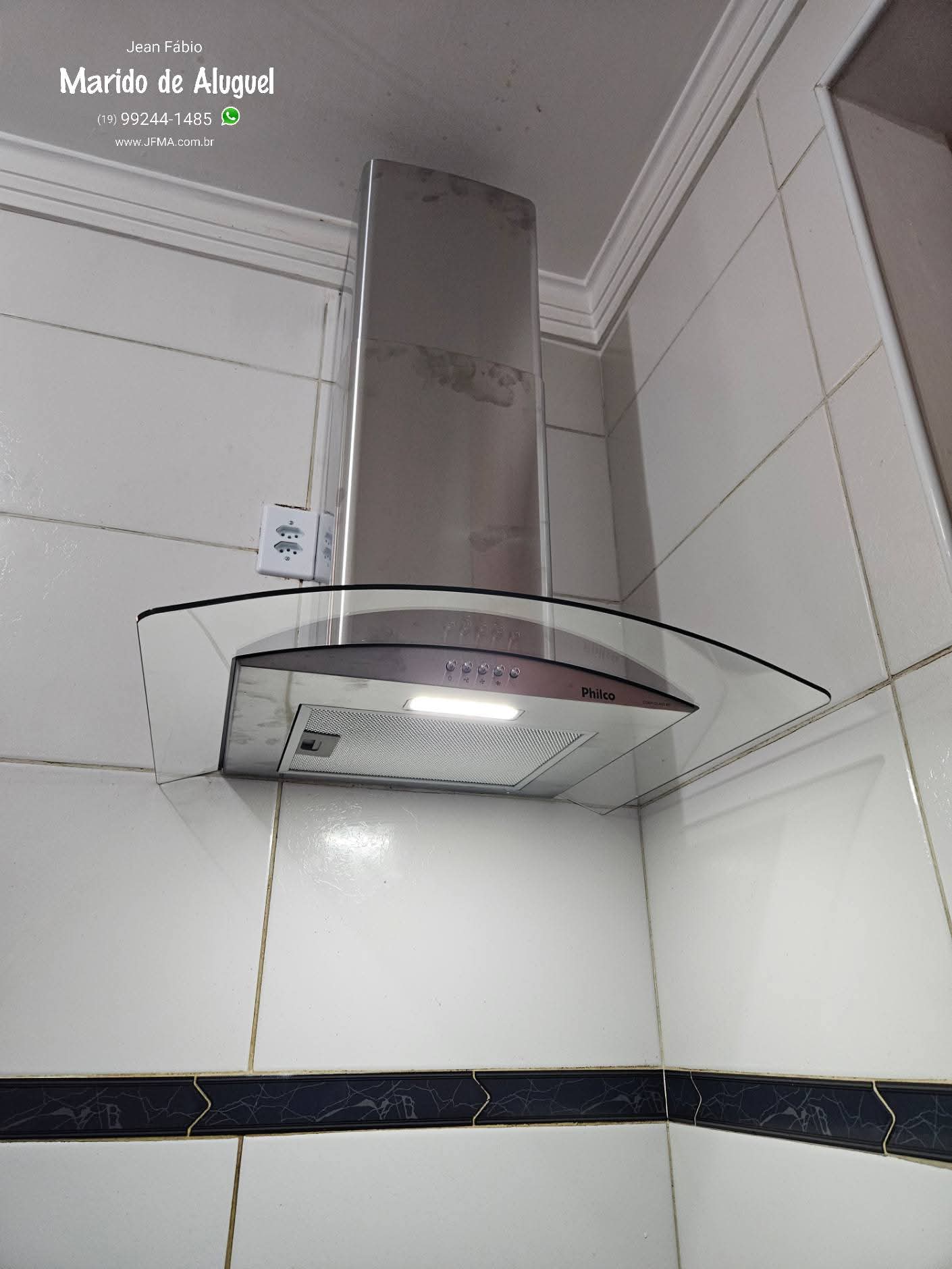 instalação coifa drywall