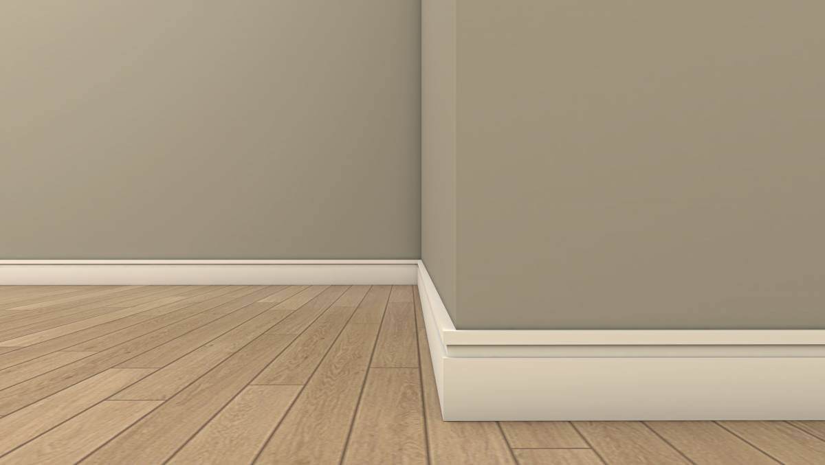 qual a melhor cor de rodapé para piso laminado