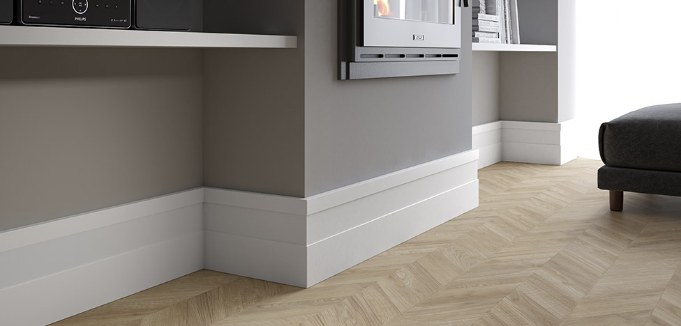 qual a melhor cor de rodapé para piso laminado