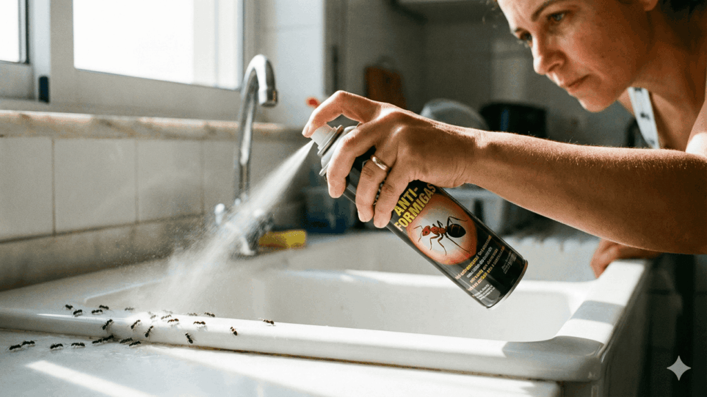 como espantar formigas da horta naturalmente