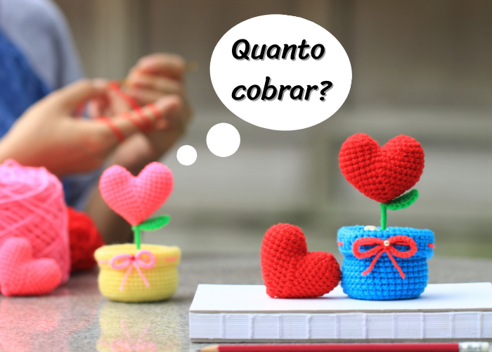 calcular preço de peça de crochê