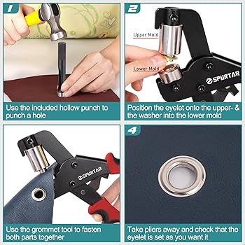 como colocar ilhós em tecido sem balancim