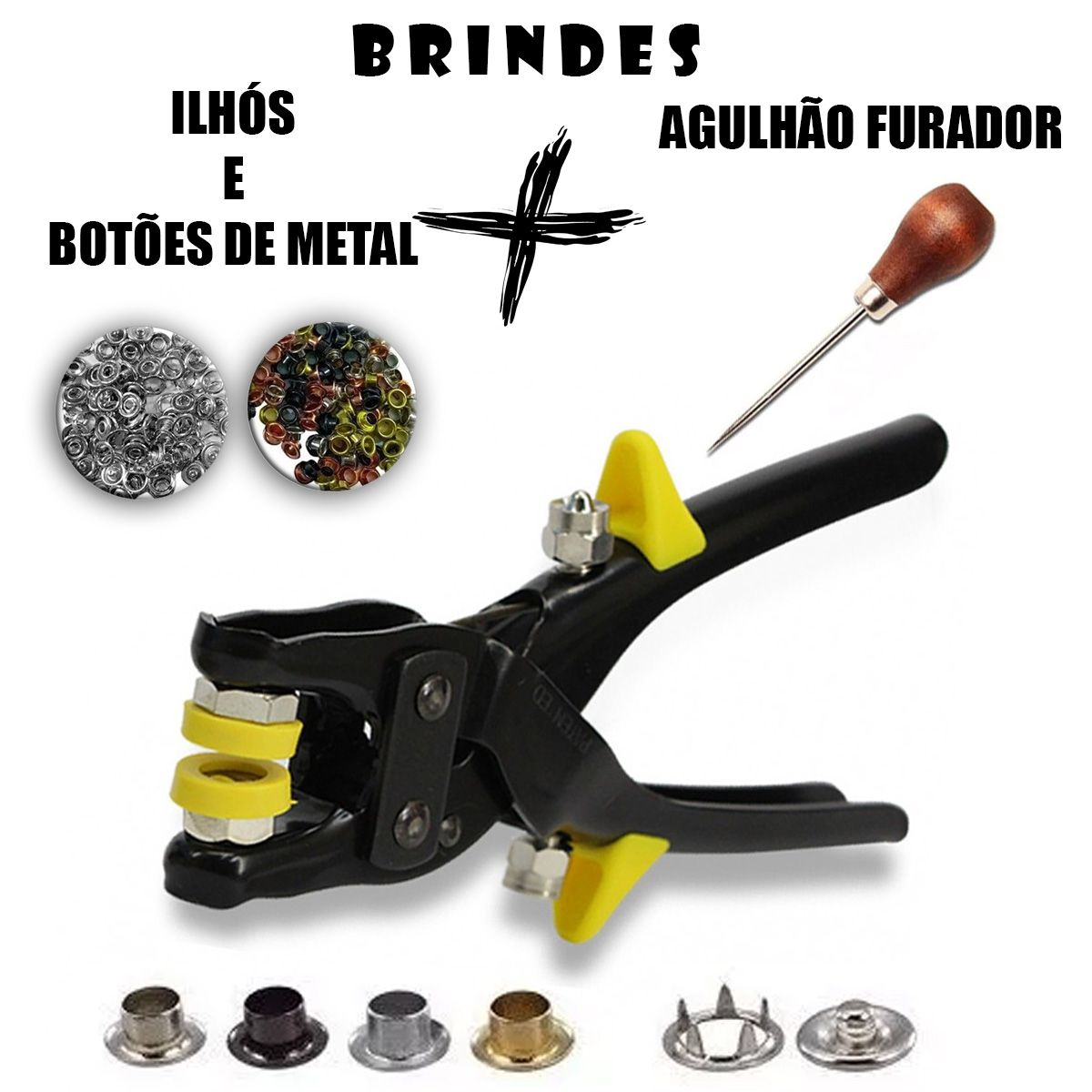 como colocar ilhós em tecido sem balancim