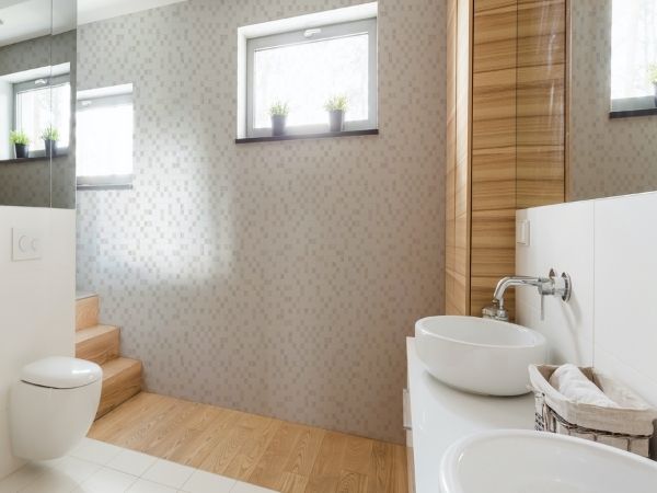 preparar parede para papel de parede banheiro