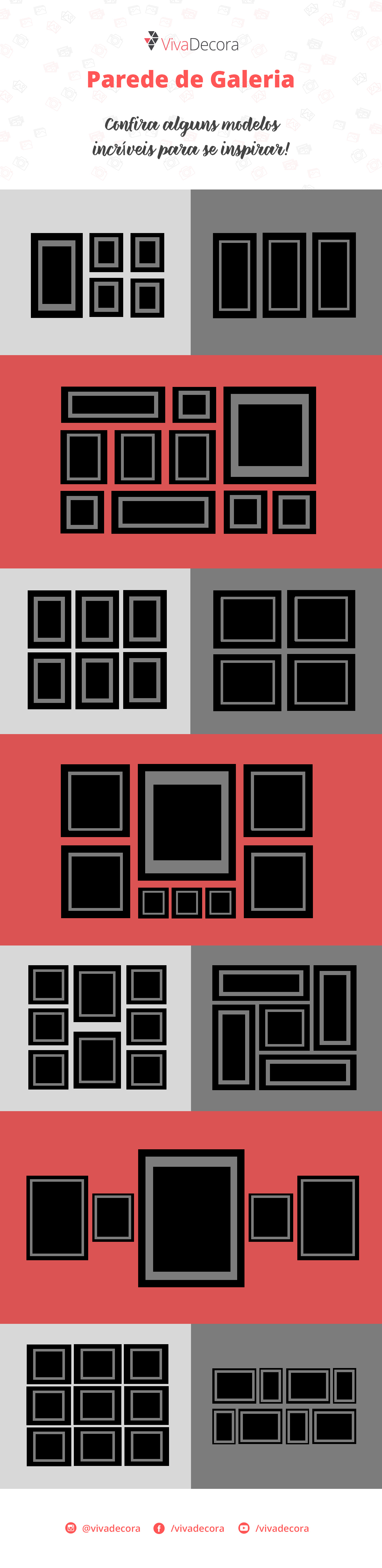 como colocar quadros na parede