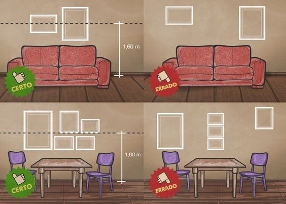 como pendurar quadros sem furar