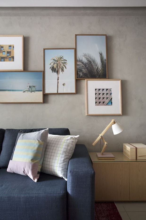 como colocar quadros na parede