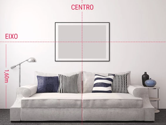 fixar quadros na parede com fita dupla face