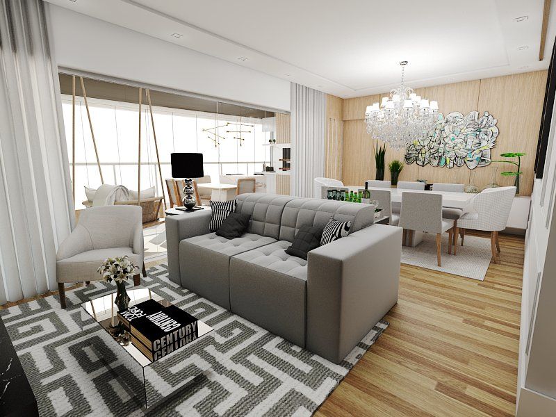 A Regra 60-30-10: A Chave para a Harmonia de Cores na Sua Sala