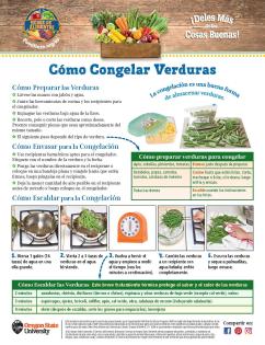 como congelar verduras